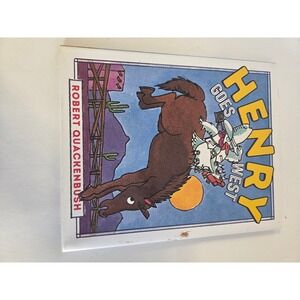Henry Goes West Robert Quackenbush Childrens Picture Book Paperback Simon & Schu
